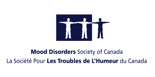 Mood Disorders Society of Canada logo - silhouettes of three figures holding hands