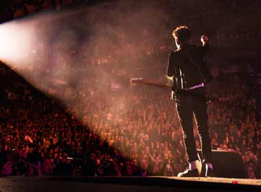 Man Performing on Stage