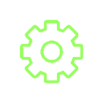 Gear shaped icon