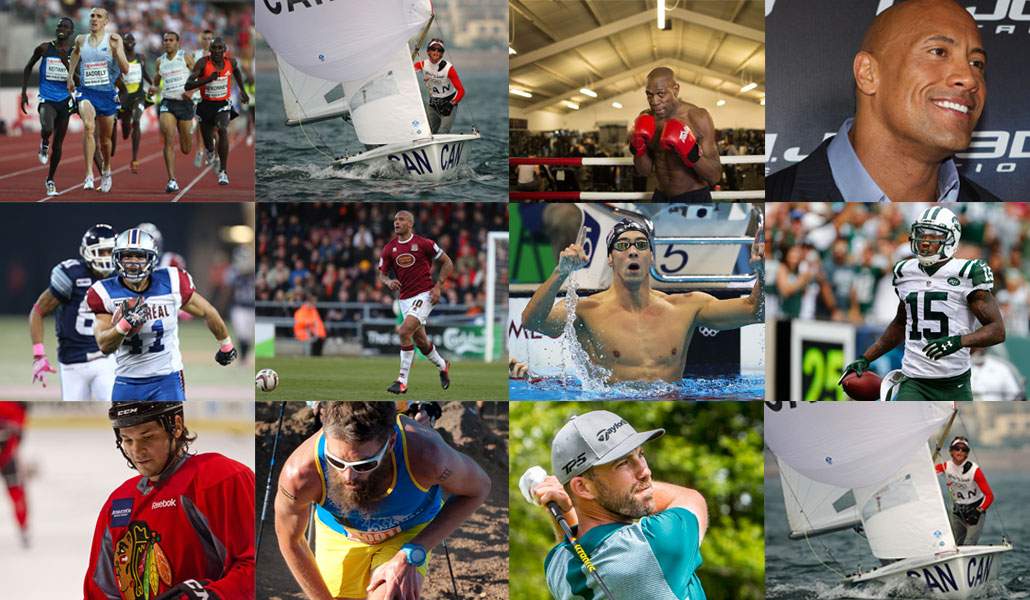 Collage of Male Athletes
